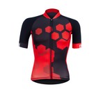 Pro Cycle Jersey // Black + Red (M)