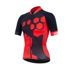 Pro Cycle Jersey // Black + Red (S)