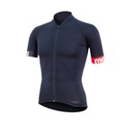 Onyx Cycle Jersey // Black + Red (S)