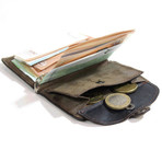 iClutch Wallet  w/ Coins Pocket (Brown)