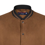 Volkan Spring Nubuck Jacket // Brown (S)