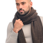 Ed Wool Scarf // Brown