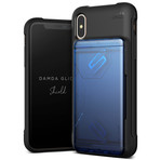 Damda Shield Solid // iPhone XS (Pink + Blue)