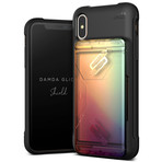 Damda Shield Solid // iPhone XS (Pink + Blue)