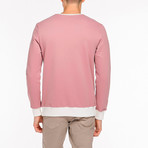 Crew Neck Sweatshirt // Pink Two Tone (XL)
