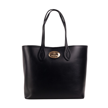 Leather Tote Bag // Black