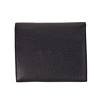 Leather Flap Wallet // Black