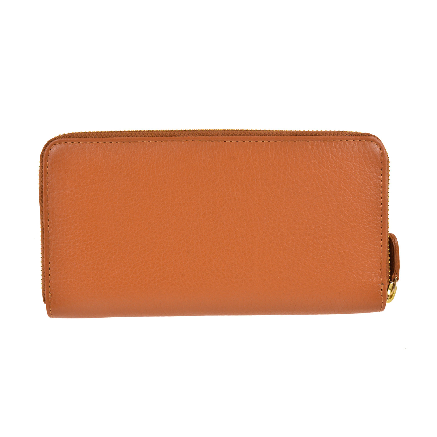 Continental Leather Wallet // Cognac - Roberto Cavalli - Touch of Modern