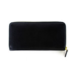 Continental Leather Logo Wallet // Black