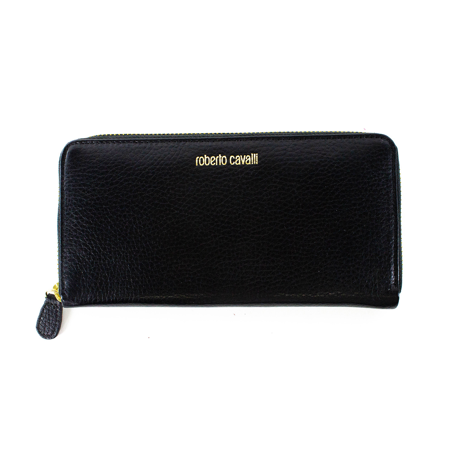 Continental Leather Logo Wallet // Black - Roberto Cavalli - Touch of ...