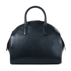 Leather Bowling Bag // Black