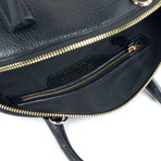 Leather Bowling Bag // Black