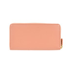 Continental Leather Wallet // Pink