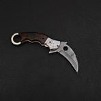 Damascus Karambit Folding Knife // 2722