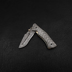 Damascus Folding Knife // 2728
