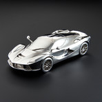 LaFerrari 108mm // Hand-Made Scale Model (Silver)