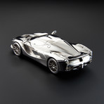 LaFerrari 108mm // Hand-Made Scale Model (Silver)