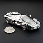 LaFerrari 108mm // Hand-Made Scale Model (Silver)