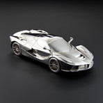 LaFerrari 108mm // Hand-Made Scale Model (Silver)