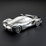 LaFerrari 108mm // Hand-Made Scale Model (Silver)