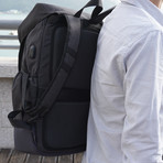 Discovery Backpack + Anti-Theft Security Blanket (Charcoal Black)