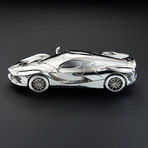 LaFerrari 108mm // Hand-Made Scale Model (Silver)