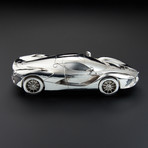 LaFerrari 108mm // Hand-Made Scale Model (Silver)