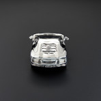 Lamborghini Aventador 80mm // Hand-Made Scale Model (Silver)
