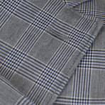 Pal Zileri // Patterned Cotton Blend Unstructured 2 Button Sport Coat // Gray (Euro: 52R)