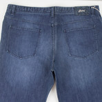 Brioni // Kholsters Cotton Denim + Crocodile Jeans // Blue (59)