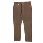 Brunello Cucinelli // Cotton Denim Leisure Fit Jeans // Brown (45)
