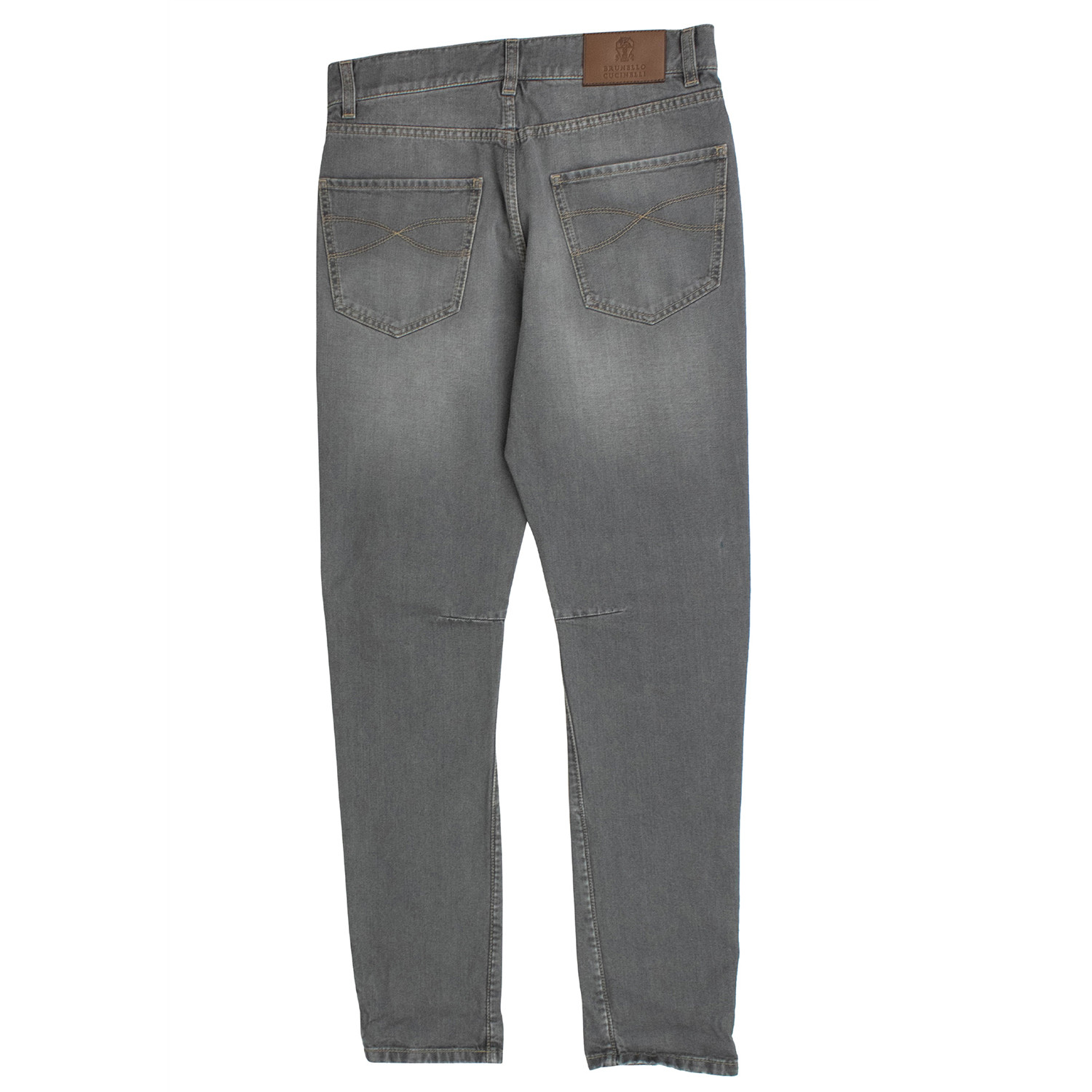 Brunello Cucinelli // Selvage Denim Jeans Faded Pants // Gray (44 ...