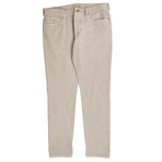 Brunello Cucinelli // Cotton Denim Five Pocket Jeans // Beige (54)