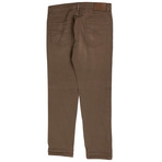 Brunello Cucinelli // Cotton Denim Five Pocket Jeans // Brown (45)