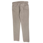 Brunello Cucinelli // Cotton Denim Five Pocket Jeans // Taupe (48)