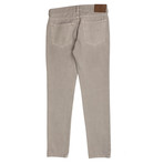 Brunello Cucinelli // Cotton Denim Five Pocket Jeans // Taupe (45)
