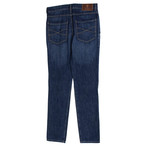 Brunello Cucinelli // Faded Denim Pleated Jeans // Blue (44)