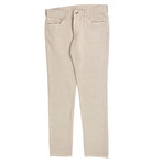 Brunello Cucinelli // Cotton Denim Five Pocket Jeans // Tan (44)