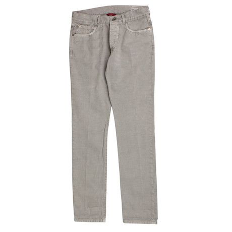 Brunello Cucinelli // Cotton Denim Five Pocket Jeans // Gray (Euro: 44)