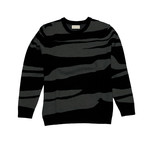 Textured Sweater // Black (XL)