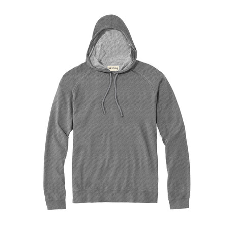 Contrast Hood Jacquard Pullover // Grey (S)