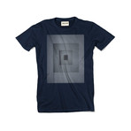 Infinity Boxed Tee // Navy (S)