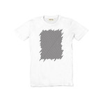 Minimal Lines Tee // White (XL)