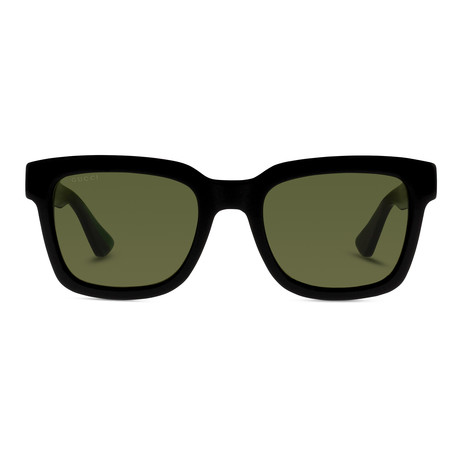 Men's GG0001S-002-52 Sunglasses // Black + Gray