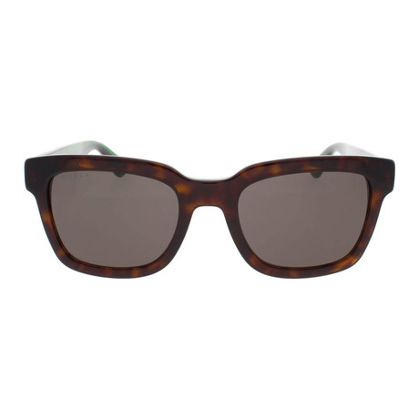 Men's GG0001S-003-52 Sunglasses // Havana + Gray
