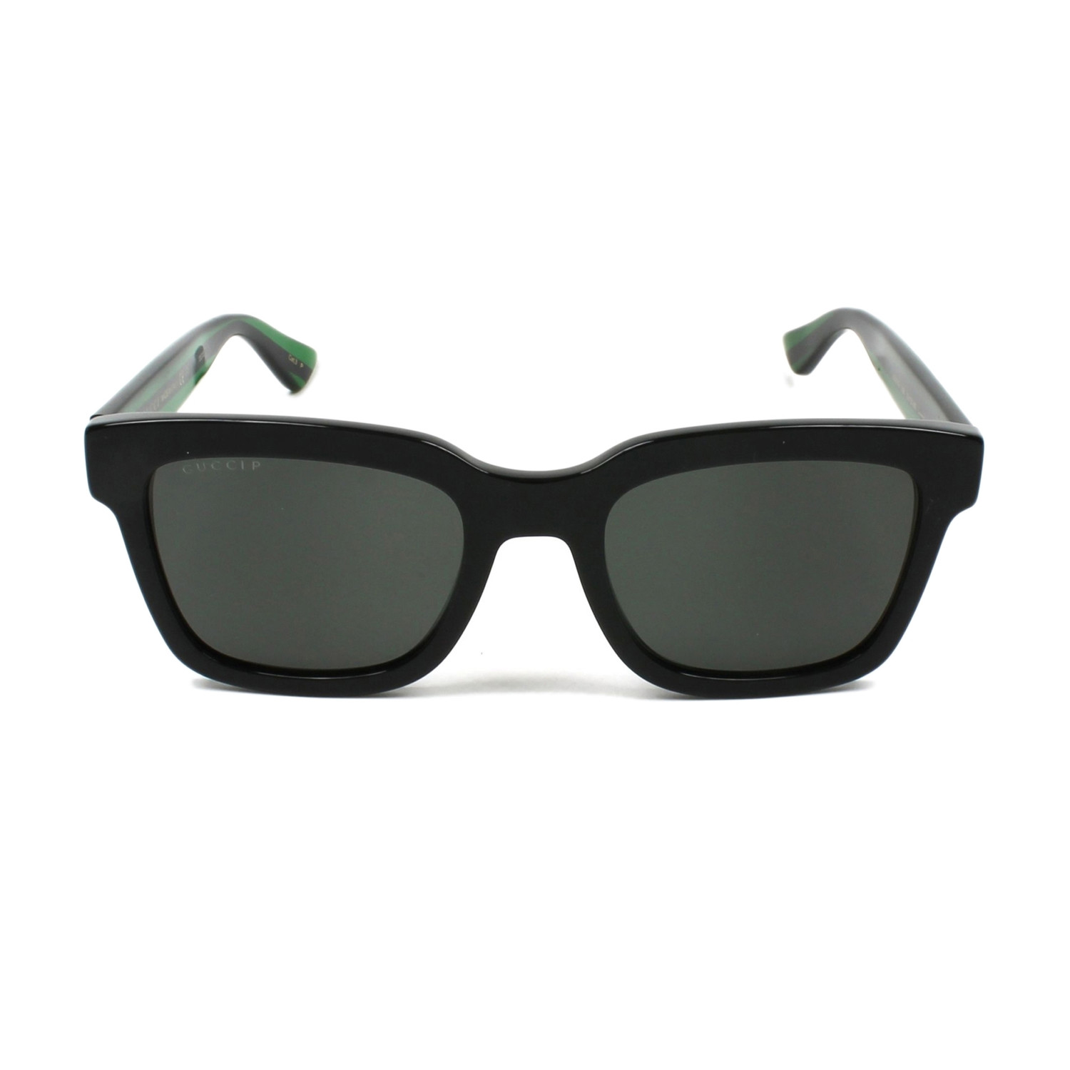 Men's GG0001S-006-52 Polarized Sunglasses // Black + Gray - Gucci ...
