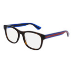 Men's GG0004O-003-53 Optical Frames // Havana