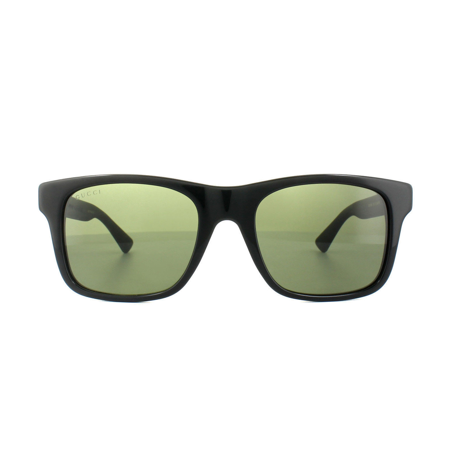 Gucci // GG0008S-001-53 Sunglasses // Black + Gray - Signature Designer ...