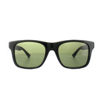 Gucci // GG0008S-001-53 Sunglasses // Black + Gray