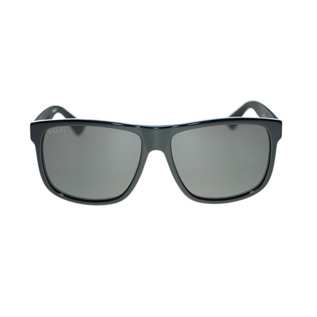 Men's GG0010S-001-58 Sunglasses // Black + Gray